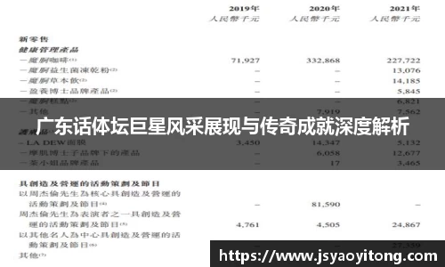广东话体坛巨星风采展现与传奇成就深度解析